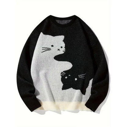 Korean Cat Knit Sweater