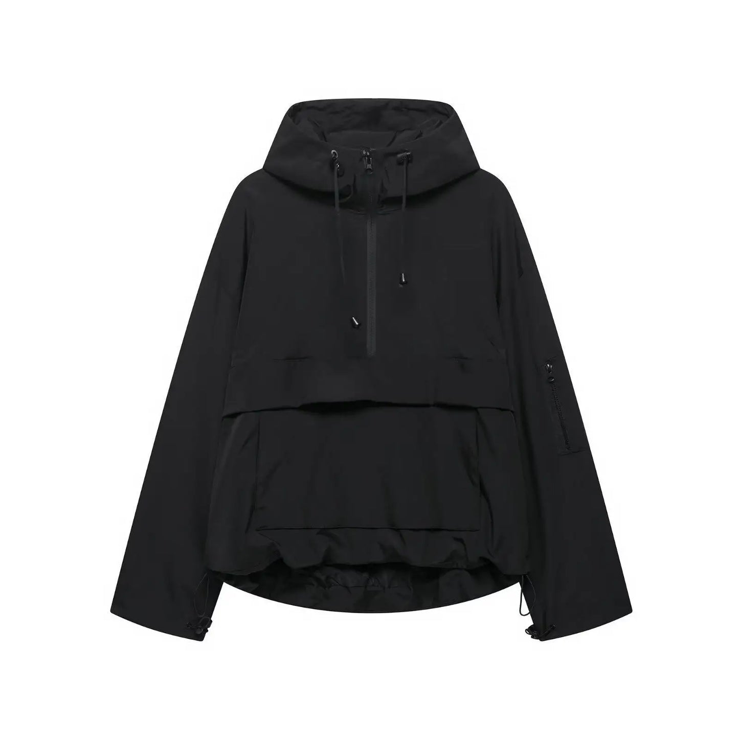 Stylish Hooded Windbreaker Jacket