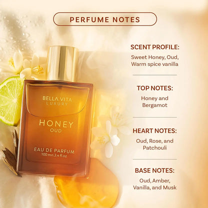 Bellavita Honey Oud – Eau de Parfum 100ml